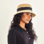 Chap�u Cap-Ferrat Uv Line Com Prote��o Solar Fpu50+ Palha Sint�tica - Foto 3