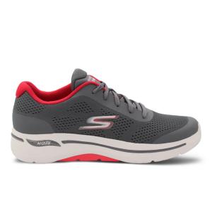 Tenis Skechers Go Walk Arch Fit Guideline 216262 Masculino 40 CINZA ESCURO VERMELHO CCRD