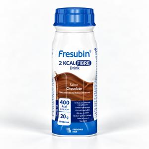 Fresubin 2 Kcal Fibre Drink 200ml Chocolate Com Fibras Suplemento Nutricional 