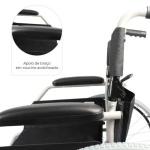 Cadeira De Rodas D100 Em A�o Dobr�vel Pneu Antifuro - 120kg Dellamed - Foto 10