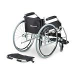 Cadeira De Rodas D100 Em A�o Dobr�vel Pneu Antifuro - 120kg Dellamed - Foto 2