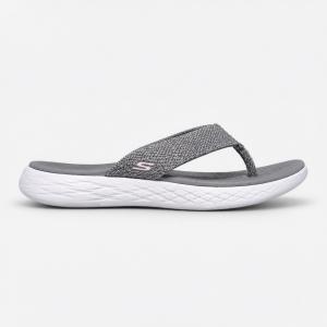 Chinelo Skechers On The Go 600 Preferred 15304br Feminino Com Amortecimento