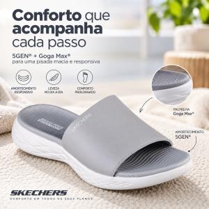 Chinelo Skechers On The Go 600 Pursue 140727br Feminino - Foto 2