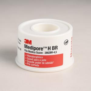 Fita Medipore Para Peles Sensveis 3m 2,5CMX4M BRANCA HB004782403