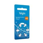 Pilha Aparelho Auditivo 13 6 Unidades Elgin - Foto 1