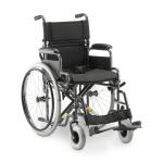 Cadeira De Rodas D400 Raiada Dobr�vel Pneu Anti Furo At� 120kg Dellamed - Foto 1