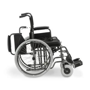 Cadeira De Rodas D400 Raiada Dobr�vel Pneu Anti Furo At� 120kg Dellamed - Foto 7