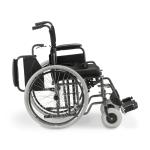 Cadeira De Rodas D400 Raiada Dobr�vel Pneu Anti Furo At� 120kg Dellamed - Foto 6