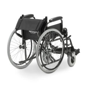 Cadeira De Rodas D400 Raiada Dobr�vel Pneu Anti Furo At� 120kg Dellamed - Foto 2