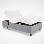 Cama Motorizada Solteiro Centauro Bege Com Colch�o Pilati At� 120kg - Foto 1