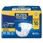 Fralda Derma Plus Noturna Economica 16 Unidades Bigfral - Foto 1