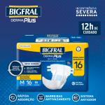 Fralda Dermaplus Noturna Econ�mica 16 Unidades Bigfral - Foto 2