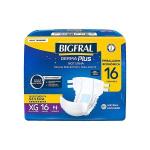 Fralda Derma Plus Noturna Economica 16 Unidades Bigfral - Foto 1