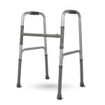 Andador Articulado E Fixo Aluminio D10 Pop Prata At� 100kg Dellamed - Foto 1