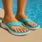 Chinelo Skechers On The Go 600 Endless Summer 896314br Feminino - Foto 1