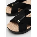 Sand�lia Rasteira Com Tiras Cruzadas Feminina Modare - Foto 4