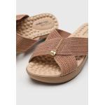 Sand�lia Rasteira Com Tiras Cruzadas Feminina Modare - Foto 3