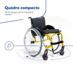 Cadeira De Rodas Star Lite Monobloco Ortobras - Foto 5