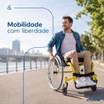 Cadeira De Rodas Star Lite Monobloco Ortobras - Foto 6