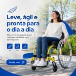 Cadeira De Rodas Star Lite Monobloco Ortobras - Foto 11