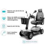 Cadeira Motorizada Scooter El�trica Cs Dobr�vel Dellamed At� 150kg - Foto 2