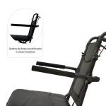 Cadeira De Transporte D90 Com Rodas Em Aco At� 100kg Dellamed - Foto 3