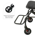Cadeira De Transporte D90 Com Rodas Em Aco At� 100kg Dellamed - Foto 5