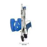 Cadeira Banho Higienica D45 Dobravel Desmontavel Aco At� 150kg Dellamed - Foto 4