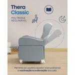 Poltrona Reclinavel Theraclassic Cinza Theramart - Foto 3