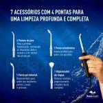 Irrigador Oral 7 Pontas Jet Clean Pro 600ml Relaxmedic - Foto 4