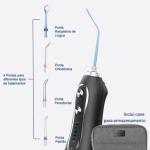 Irrigador Oral Sem Fio Jet Clean Portatil Relaxmedic - Foto 2