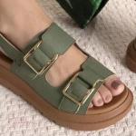 Sandalia Papete Modare Napa Floather Nature Feminino - Foto 2