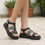 Sandalia Papete Modare Confort�vel Napa Floather Nature Com Elastico Feminino - Foto 1