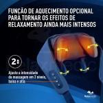 Massageador De Pescoco E Ombro Shiatsu Blue 6d Relaxmedic - Foto 8