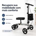 Andador Com Apoio Para Joelho 4 Rodas Mobil At� 136kg - Foto 3