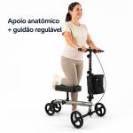 Andador Com Apoio Para Joelho 4 Rodas Mobil At� 136kg - Foto 4