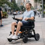 Cadeira De Rodas Motorizada Slim Power Lite At� 130kg - Foto 12