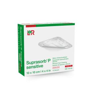 Curativo Suprasorb P Sensitive Border Espuma Silicone Com Borda Unidade Lohmann & Rauscher