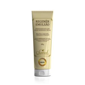 Regener Emulsao Bisnaga Hidratacao Aloe Peles Sensiveis 60g Sumred