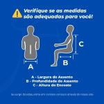 Cadeira De Rodas D700 Reclinavel Em Aluminio At� 130kg Dellamed - Foto 7