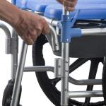 Cadeira De Banho Higienica D65 Aluminio At� 150kg Dellamed - Foto 3