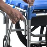 Cadeira De Banho Higienica D65 Aluminio At� 150kg Dellamed - Foto 5