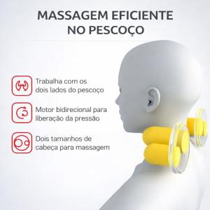 Encosto Massageador Shiatsu Com Adaptador Bioland - Foto 5