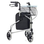 Andador 3 Rodas Aluminio Cesto Evolution Plus Praxis - Foto 1