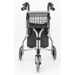 Andador 3 Rodas Aluminio Cesto Evolution Plus Praxis - Foto 7