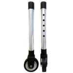 Andador Articulado E Fixo Em Aluminio Com Rodas Sequencial At� 150kg - Foto 2