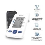 Aparelho Monitor De Pressao Digital Com Voz Automatico Ultra Max Dbp-6177 Dellamed - Foto 2