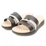 Tamanco Modare Napa Float Nature Safiano Strass Feminino - Foto 3