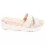 Tamanco Modare Napa Float Nature Safiano Strass Feminino - Foto 1