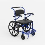 Cadeira De Banho Higienica D70 4 Em 1 Em Aluminio Com Suporte De At� 200kg Dellamed - Foto 1